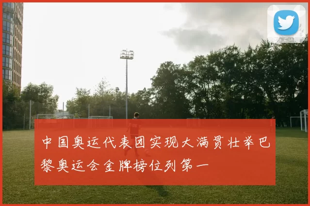 中国奥运代表团实现大满贯壮举巴黎奥运会金牌榜位列第一